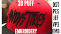 digitize any logo in the best quality 3d puff embroidery