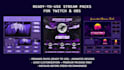 sell a premade stream overlay, animated twitch overlay, kick package redy to use