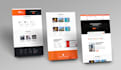 design responsive web psd UI template and PSD to wordpress