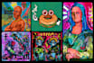 make trippy, psychedelic, surreal, illustrations designs