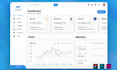 design modern UI for dashboard professionally