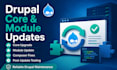 do drupal website security update of core and modules