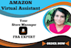 be your professional amazon virtual assistant and PPC expert