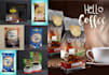 create a coffee bag, packaging box and label design with 3d mockup