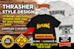 make you a custom thrasher logo and other brands