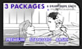 draw storyboards for advertisement, film, animation, comic