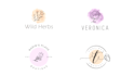 design feminine botanical hand drawn logo