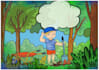 create a cute childrens book illustration