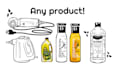 draw a custom doodle illustration of your product