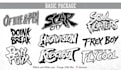 design fighting video game styled logo