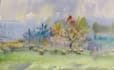 paint original watercolor landscape painting