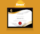 design a professional certificate, diploma or award design
