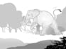 draw illustrations in black and white