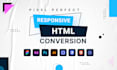 convert figma to react or HTML, PSD and xd to responsive website