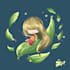 draw a cute lineless illustration