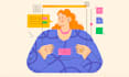 create a unique custom vector illustration in flat style