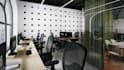 create a realistic modern office 3d rendering