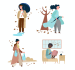 create unique flat illustrations for your brand