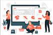 build online shopping store on worpress