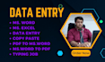 do data entry copy and paste work and email scraping