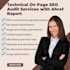 do technical on page SEO audit services with ahref report