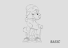 draw dope cartoon character or mascot with my style