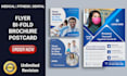 design medical, dental, fitness flyers, brochures or roll up