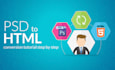 do psd file to responsive html design and wp theme