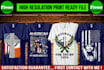 do flag tshirt design of any country in 5 hours