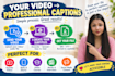 add synced subtitles or captions to your video