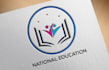 design childcare, education kids, children logo