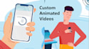 create animated marketing video or 2d animated explainer video with infographics