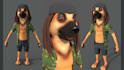 stylized 3d game character modeling, rigging, animation