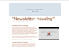 design a Clean and Professional html Email NEWSLETTER