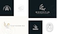create modern minimalist logo and brand identity design