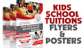kids summer camp back to school flyer