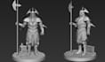 sculpt custom dnd miniatures and stl files for 3d printing in zbrush