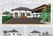 create 2d drawing, 3d model and render in sketch up