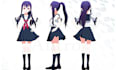 create high quality 3d anime character model or avatar