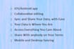 setup your own cloud storage like dropbox or googledrive