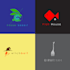 do flat minimalist logo within one or two days