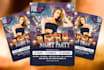 design party, event, valentines day  flyer, and poster