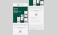 code responsive HTML email template from your design