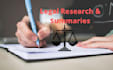 give legal briefs, case research, and law summaries for court processes or trial