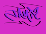 draw your name or word in graffiti lettering