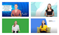 film a green screen female spokesperson video in english