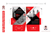 design a modern business presentation folder