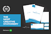 design creative office stationery set in 24 hours