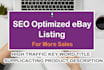 design a professional and responsive ebay listing template