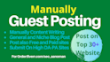 do 30 manually article submission backlinks